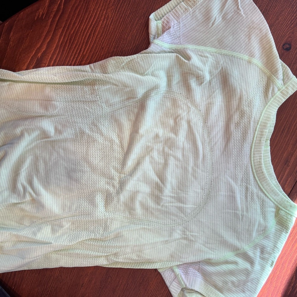 Lululemon Light Green Athletic Top